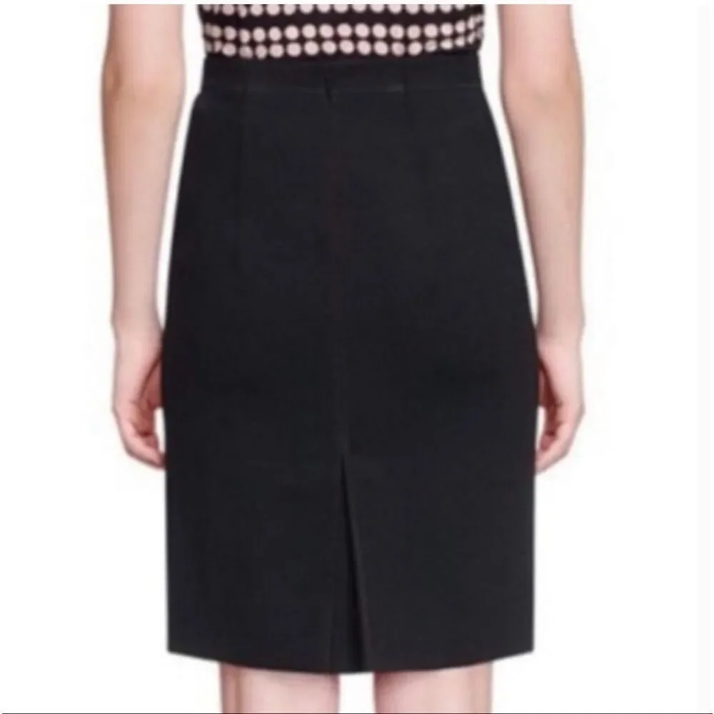 Tory Burch Ulisse Wool Crepe Pencil Skirt black size 4